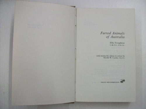 Furred Animals of Australia by Ellis Troughton