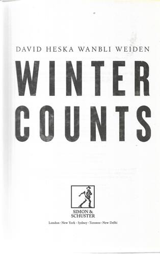 Winter Counts by David Heska Wanbli Weiden