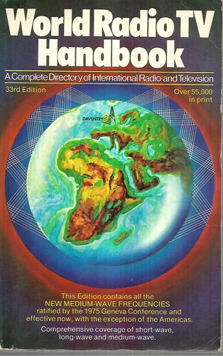 World Radio TV Handbook: A Complete Directory Of International Radio And Television, 33rd Edition by J. M. Frost