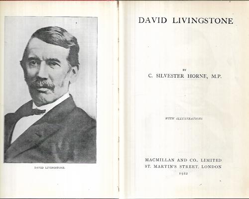 David Livingstone by C. Silvester Horne