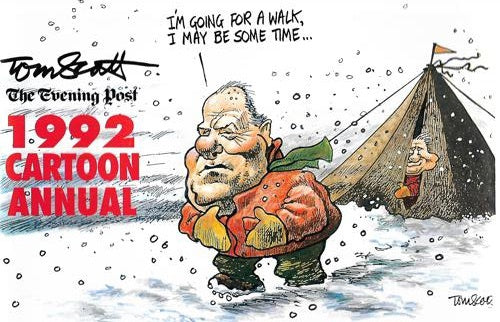The Evening Post 1992 Cartoon Annual by Tom Scott