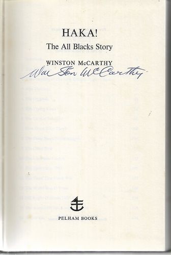 Haka! the All Blacks Story by Winston McCarthy