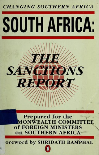 South Africa : the Sanctions Report Prepared for Commonwealth Committee Foreign Ministers South