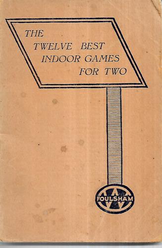 The Twelve Best Indoor Games for Two by Albert Belasco