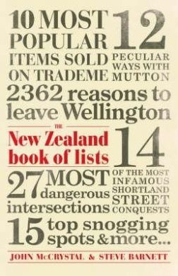 The New Zealand Book of Lists by John McCrystal