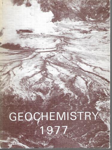 Geochemistry 1977