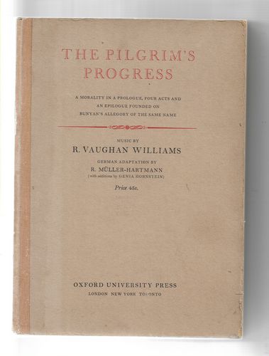 The Pilgrim's Progress by Ralph Vaughan Williams