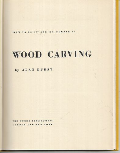 Wood Carving by Alan Durst