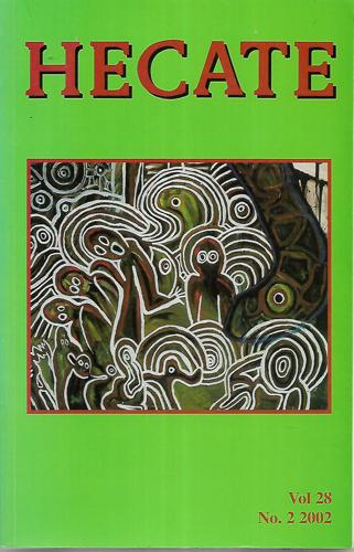 Hecate Vol. 28 No. 2 2002