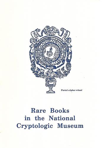 Rare Books In The National Cryptologic Museum