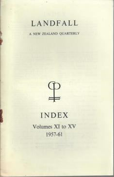 Landfall Index Volumes XI to XV: 1957-61