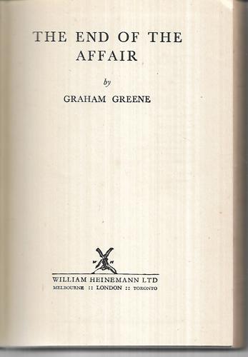 The End Of The Affair by Graham Greene