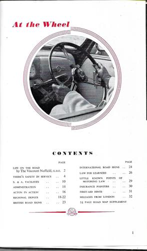 At The Wheel (S. & A. Service Supreme) by The Viscount Nuffield