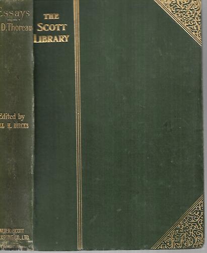 Essays and Other Writings of Henry Thoreau by Henry Thoreau