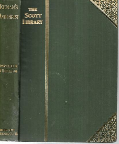 Renans Antichrist by Ernest Renan