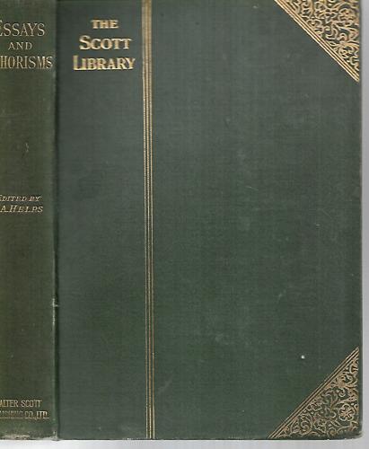 Essays and Aphorisms, by Sir Arthur Helps by Arthur Helps