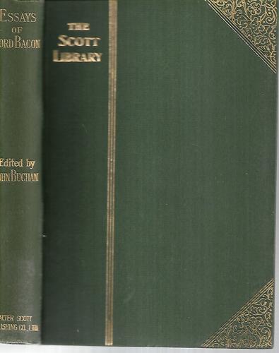 Essays and Apothegms of Francis Lord Bacon by Francis Bacon