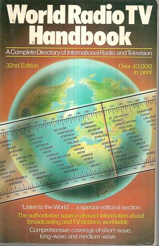World Radio TV Handbook: A Complete Directory Of International Radio And Television, 32nd Edition by J. M. Frost