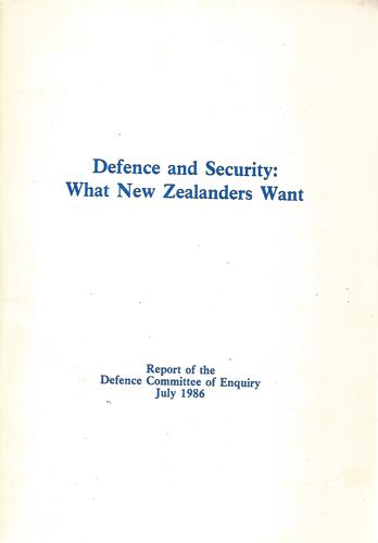 Defence And Security: What New Zealanders Want