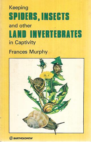Keeping Spiders, Insects And Other Land Invertebrates In Captivity by Frances Murphy