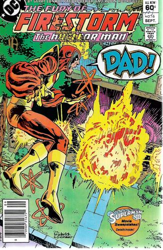 The Fury Of Firestorm - The Nuclear Man: Vol 2, No 16, September 1983 by Gerry Conway
