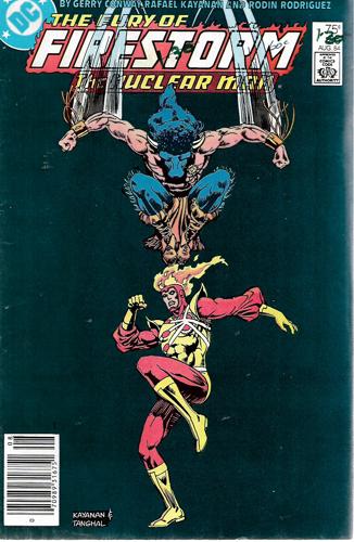 The Fury Of Firestorm - The Nuclear Man: Vol 2, No 26, August 1984 by Gerry Conway
