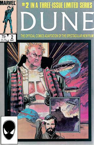 Dune #2 - Marvel comics 1985 by Ralph Macchio and Bill Sienkiewicz